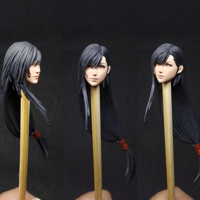 Gambar Headsculpt custom Tifa Final Fantasy action figure - Polos 1/18 dari AngeleonMALL undefined Tokopedia