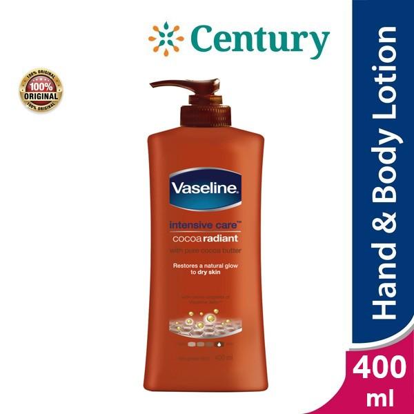 Gambar VASELINE B/LOT COCOA GLOW 400M dari Apotik Century undefined Tokopedia