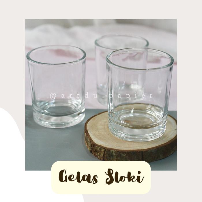 Gambar 1 PCS Gelas Sloki / Gelas Shoot / Gelas Sloki / Gelas Lilin - Sloki Kecil dari Artdu Papier Handcraft undefined Tokopedia