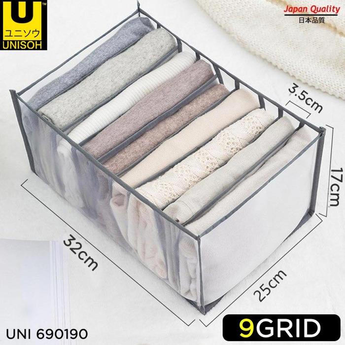 Gambar UNISOH Tempat Penyimpanan Pakaian Dalam Bra Celana Sekat Underwear - UNI690190 dari unisoh undefined Tokopedia