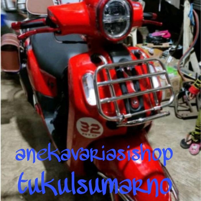 Gambar Front Rack Depan fazzio / aksesoris motor - chroome, Fazzio dari Anekavariasishop_NEW undefined Tokopedia