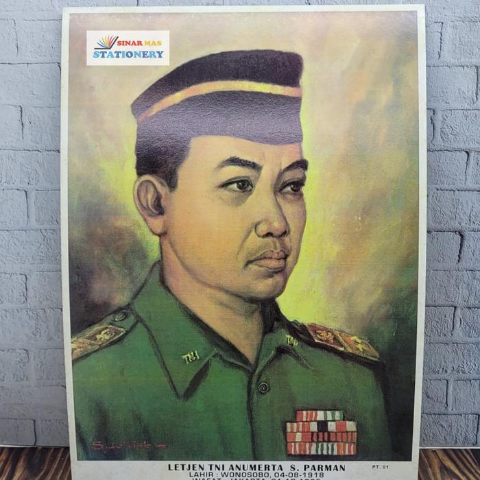 Gambar Poster Pahlawan Revolusi / Poster Belajar Mengenal Nama Pahlawan - Letjen S.Parman dari Sinar Mas Stationery ATK undefined Tokopedia