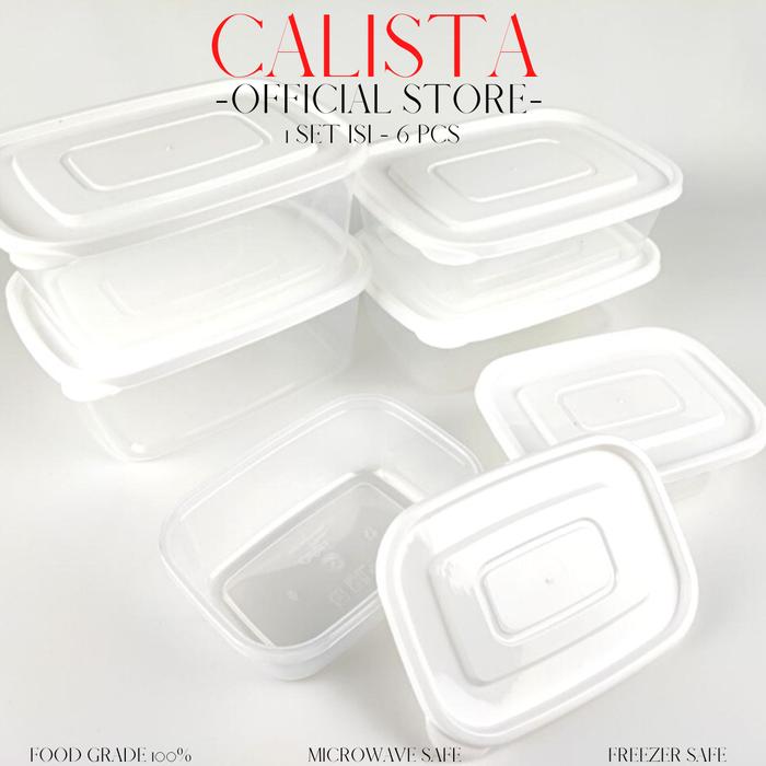 Gambar TOPLES FOOD CONTAINER CALISTA SET ISI 6 PCS PUTIH - F SET 6 PUTIH dari HOME AND GARDEN INDONESIA undefined Tokopedia