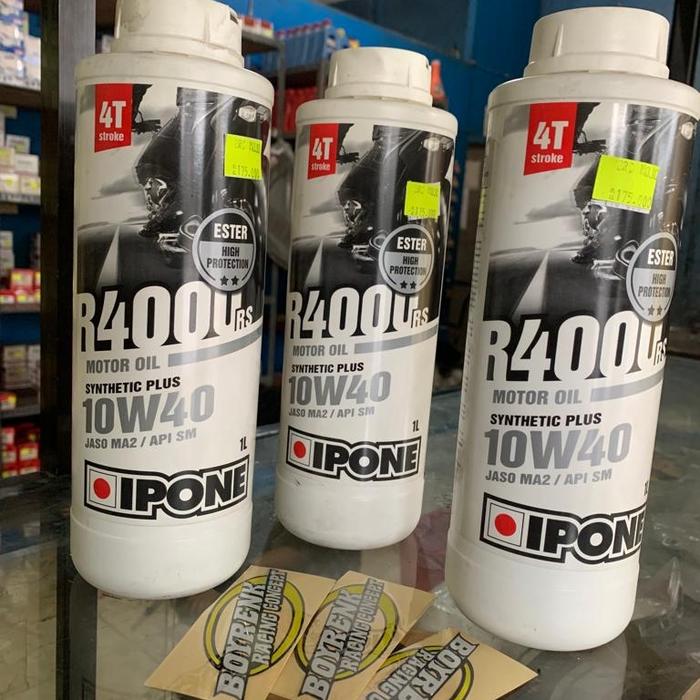 Gambar IPONE R4000 Rs 10W40 - Oli Mesin Motor 4T Synthetic Ester 1Lt -BOYRENK dari Boyrenk Mojokerto undefined Tokopedia