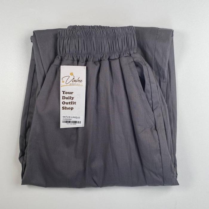 Jual Uniqlo Cotton Relaxed Ankle Pants Celana Panjang Unisex