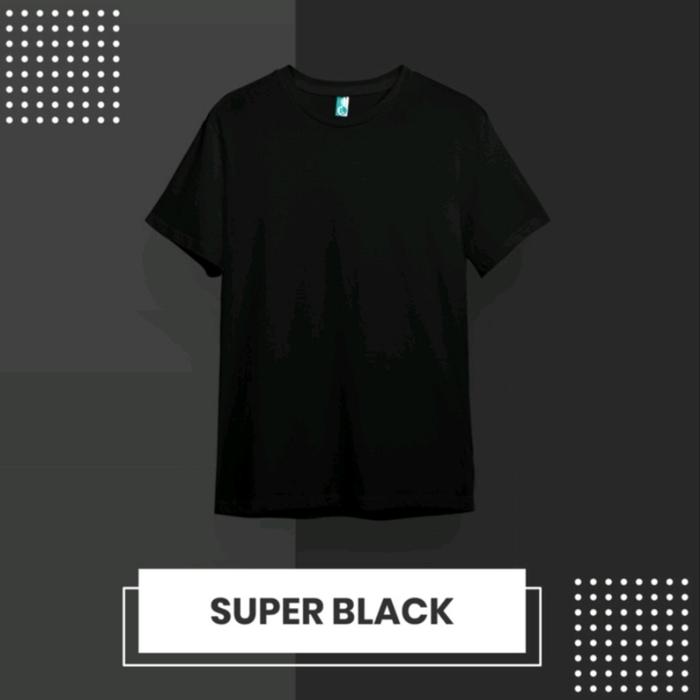 Gambar Kaos Polos / Kaos Basic Infinity T-shirt - Hitam, XL dari infinity Official Shop undefined Tokopedia