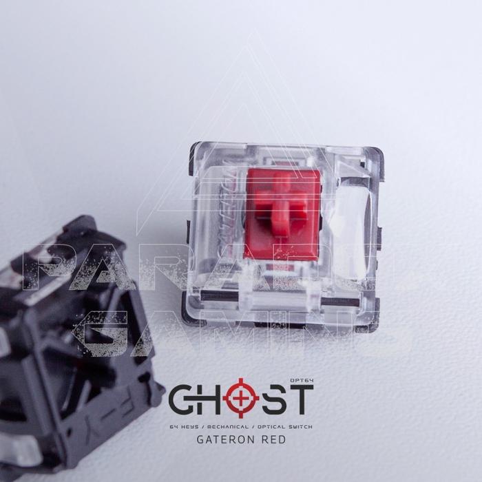 Gambar Paradox Gaming Keyboard 68% RGB GHOST ZX68 Aluminum Low Profile White - RED dari PARADOX GAMING OFFICIAL STORE undefined Tokopedia