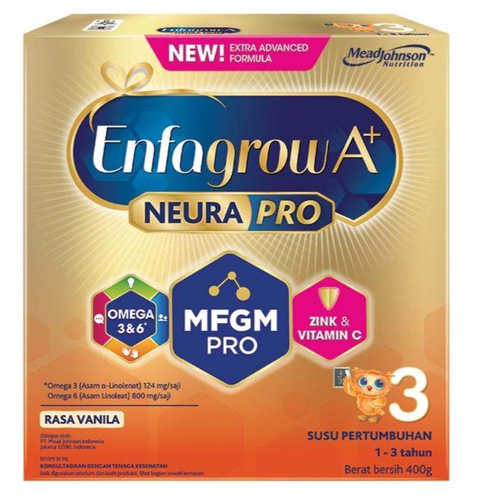 Gambar Enfagrow A+ 3 Susu Pertumbuhan Anak 1-3 Tahun Vanila 400 gram dari Hiven Store undefined Tokopedia