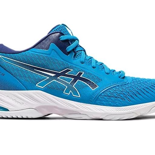 Gambar Asics Sepatu Volley Netburner Ballistic ff MT3 White Black - Biru, 43,5 dari warung football futsal undefined Tokopedia