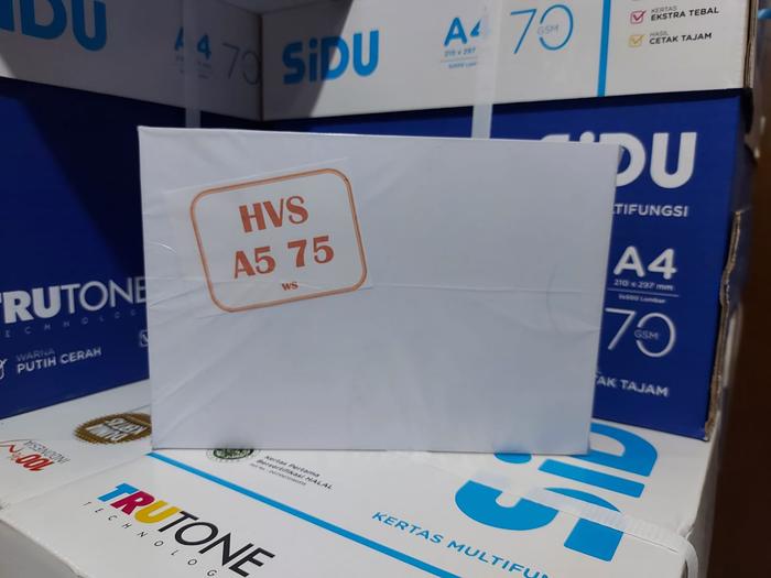 Gambar Kertas hvs A5 70 gr - 75 gsm dari Wahana ATK undefined Tokopedia