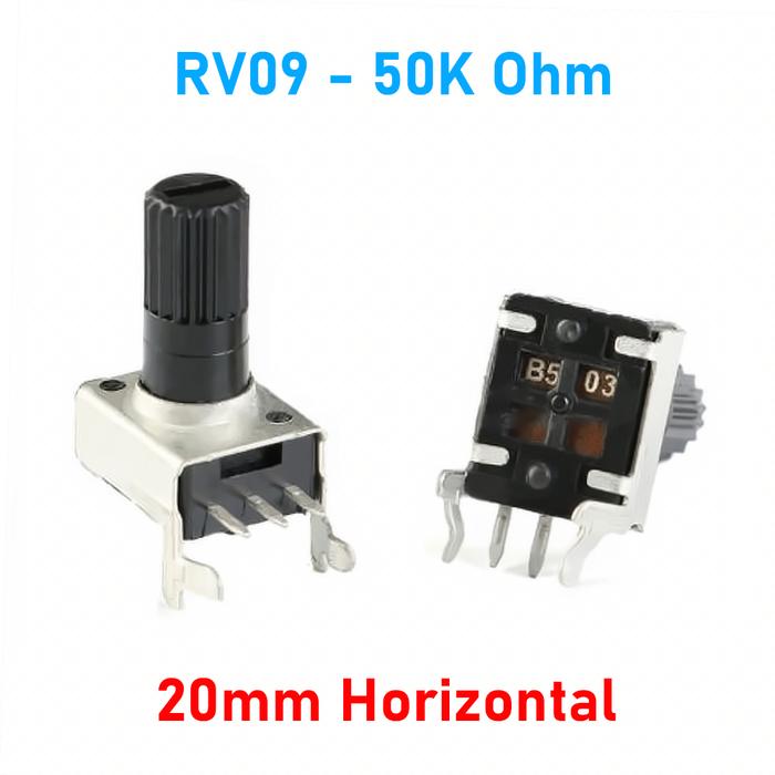 Jual RV09 0932 Potensiometer Analog Potentiometer 10K 20K 50K 100K ...