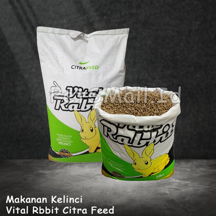 Gambar Citra Feed Vital Rabbit -Makanana Pakan Pelet Kelinci Vital - 1 kg dari PetSMall.ID undefined Tokopedia