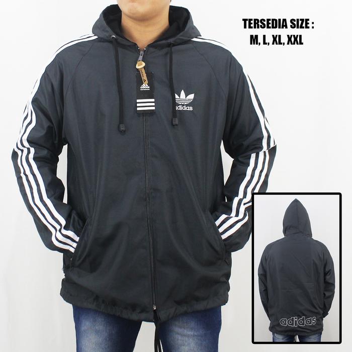 Gambar Jaket Adidas parasut Jumbo Merah List Putih size XL - Hitam, L dari BNGSTORE26 undefined 5 Tokopedia