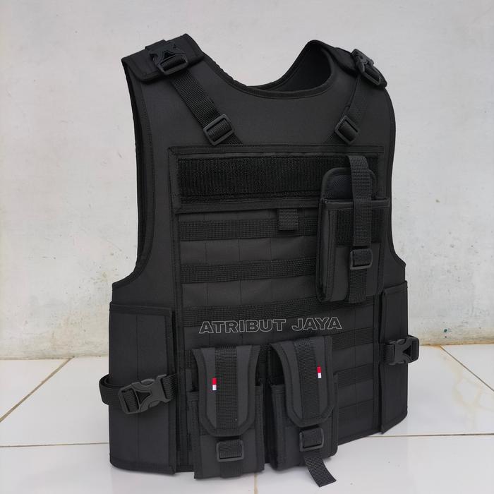 Gambar rompi pemadam kebakaran - HITAM POLOS dari K0NPEKSI ATRIBUT undefined Tokopedia