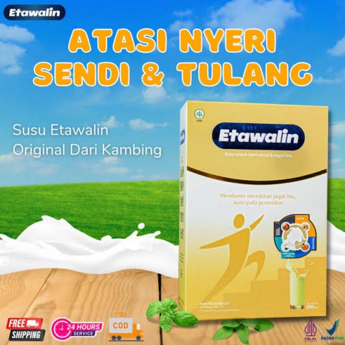Gambar Etawalin Susu Kambing Etawa atasi Radang Sendi Osteoporosis 200gr dari Lemuella Shop_NEW undefined Tokopedia