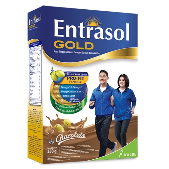 Gambar Promo Entrasol Gold Susu Bubuk Nutrisi Dewasa Chocolate 350 gram dari Hiven Store undefined Tokopedia
