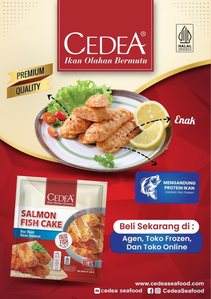 Gambar CEDEA KUE IKAN SALMON FISH CAKE 480GR ISI 12PCS HALAL - SALMONFISHCAKE dari LATTEBLESS undefined Tokopedia