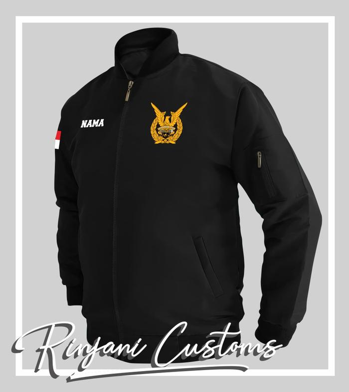 Gambar JAKET BOMBER TNI ANGKATAN UDARA GRATIS NAMA DAN MASKER BOMBER TNI AU - JAKET, L dari RinjaniCustoms undefined Tokopedia
