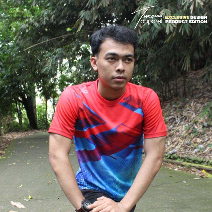 Gambar Baju Running / Jersey / Kaos Running pria Original / dryfit / Motif - L dari Markassale undefined Tokopedia