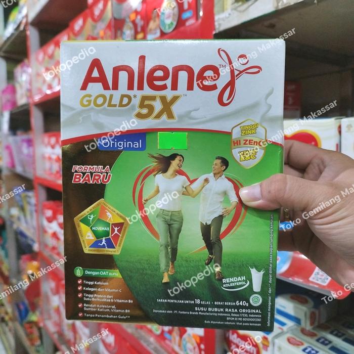 Gambar Anlene Gold rasa Original 640g dari Toko Gemilang Makassar undefined Tokopedia
