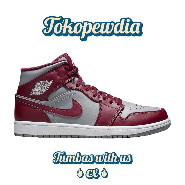 Jual Nike Air Jordan Mid Bordeaux GS 36 Kota Administrasi