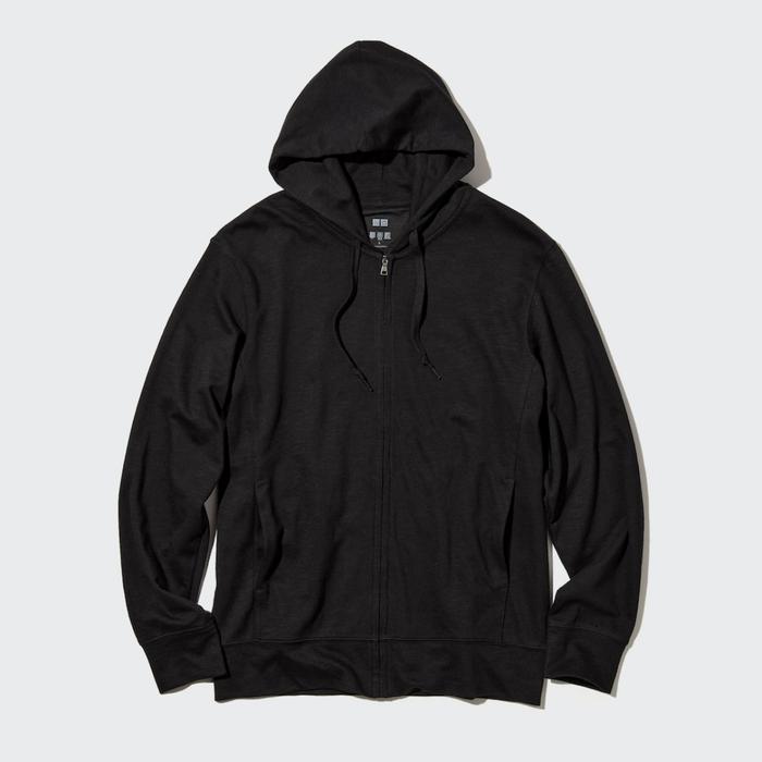 Gambar jaket uniqlo basic polos original store - Hitam, L dari DroidOne undefined Tokopedia