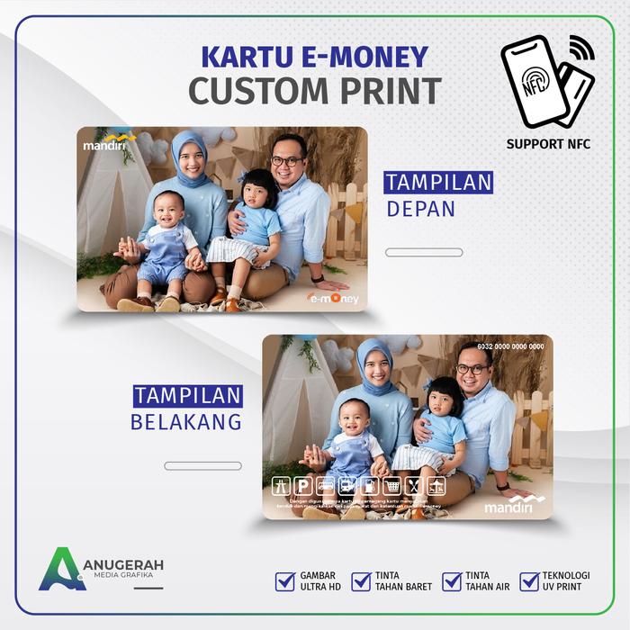 Gambar Custom Kartu Etoll Flazz BCA Emoney Mandiri Gen 2 Bisa Cetak Foto / Gambar Bebas - Emoney 2 Sisi dari AMG Produk undefined Tokopedia