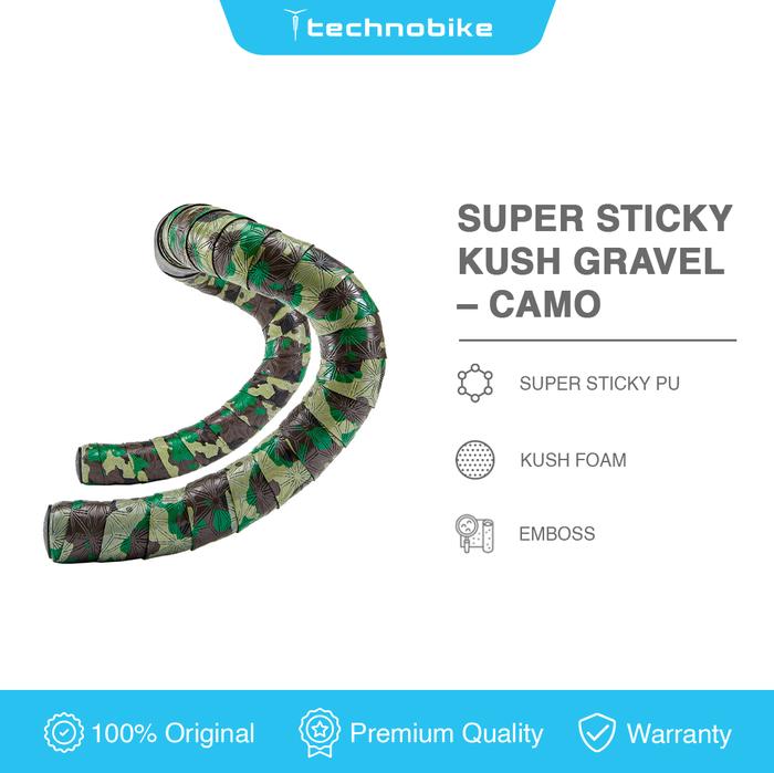 Gambar Bartape Supacaz Super Sticky Kush Gravel Tape Sepeda - Camo dari Technobike Kota Administrasi Jakarta Barat Tokopedia