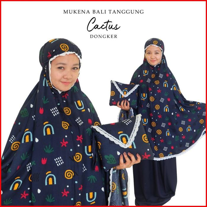 Gambar Mukena Bali Anak Tanggung Cactus 8 14 Tahun - dongker dari fathinaadiatoko undefined Tokopedia
