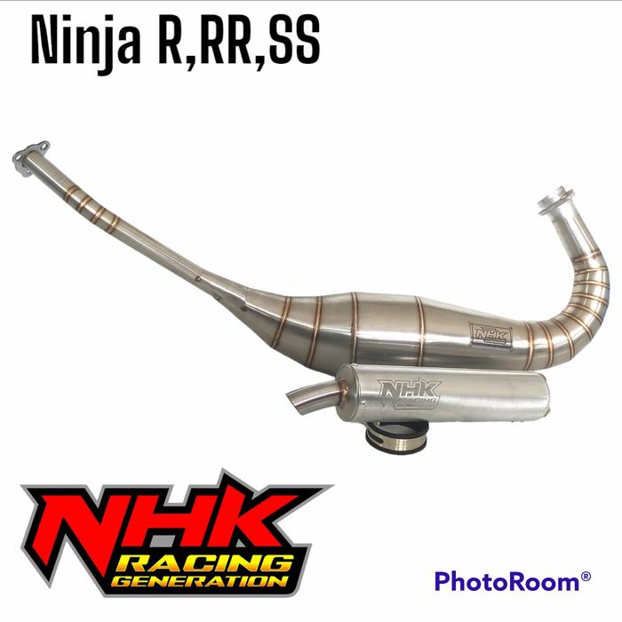 Gambar KNALPOT NINJA ORIGINAL NHK NINJA 150 R RR SS STAINLES SUARA KERING - NINJA SS dari NHK RACING GENERATION undefined Tokopedia