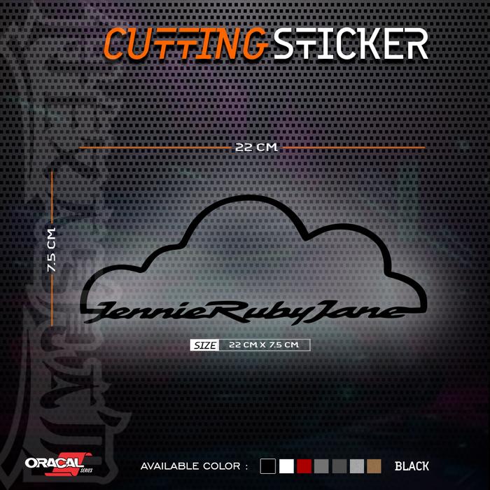 Gambar Cutting Sticker Jennie Ruby Jane | Stiker Cutting Jennie Ruby Jane - Hitam dari Hexagram Stiker undefined Tokopedia