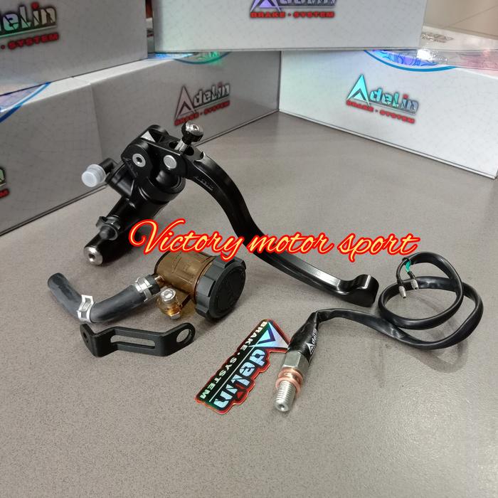 Gambar master rem Adelin px 1 17,5 mm master rem Vario PCX nmax Mio beat - Hitam, kiri dari victory motor sport undefined Tokopedia