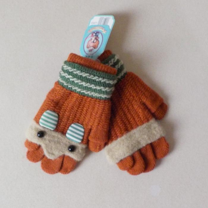 Gambar SARUNG TANGAN RAJUT WOL ANAK COWO CEWE MUSIM DINGIN C2053 - coklat bata dari Tokopakaianwinter undefined Tokopedia
