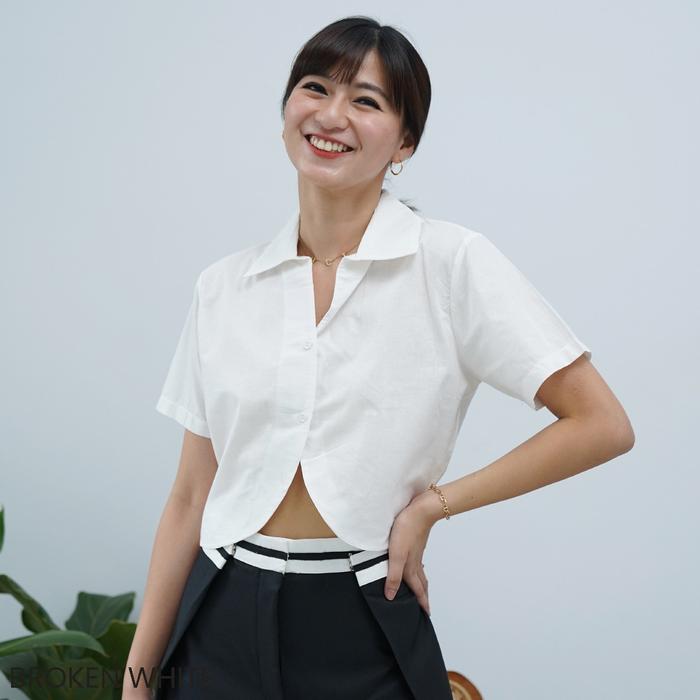 Gambar Bonery Crop Top - Putih dari Blissful Label undefined Tokopedia
