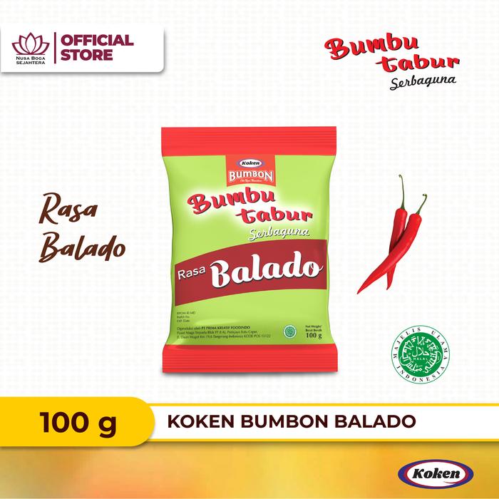 Gambar Bumbu Tabur Serga Guna KOKEN BUMBON - BALADO dari Nusa Boga Sejahtera undefined Tokopedia