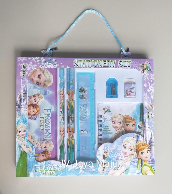 Gambar STATIONERY SET ALAT TULIS ANAK KARAKTER KITTY FROZEN PRINCESS - FROZEN dari JV JAYA MAJU undefined Tokopedia
