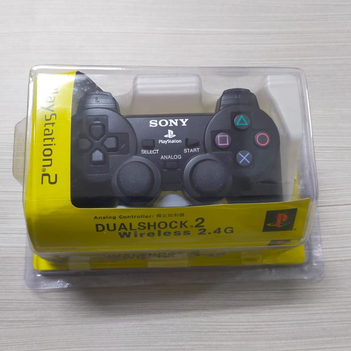 Gambar Stik PS2 WIRELESS HITAM - Hitam, TANPA PACKING dari RYO SKY undefined Tokopedia