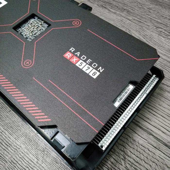 Gambar Backplate VGA Gigabyte Radeon RX 570 - Layout 02 dari Studio 511 undefined Tokopedia