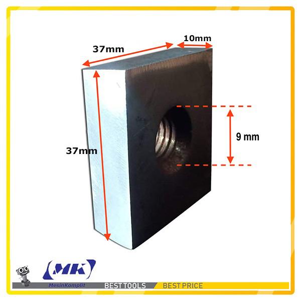 Gambar Part Mata Potong Besi Mesin Bar Cutter Manual - 37x37x10mm dari mesinkomplit undefined Tokopedia