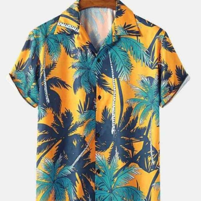 Gambar KEMEJA SURFING POHON KELAPA - Kuning, M dari ED_WILLDISTRO undefined Tokopedia