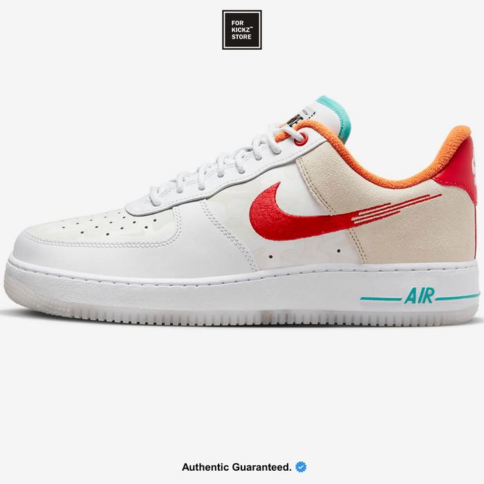 Jual NIKE AIR FORCE '07 PRM JUST DO IT SUMMIT WHITE UNIVERSITY