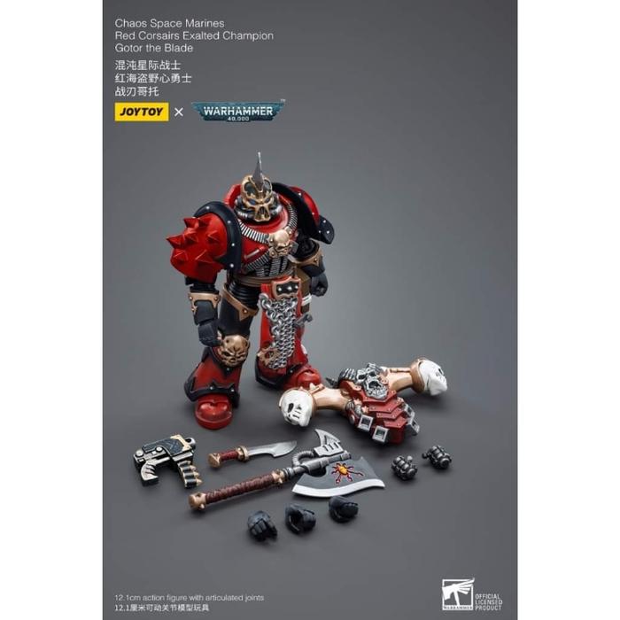 Gambar DP - Joytoy Warhammer 40K Chaos Space Marine Corsairs Gotor the Blade dari Super Cheap Figure Tokopedia undefined Tokopedia