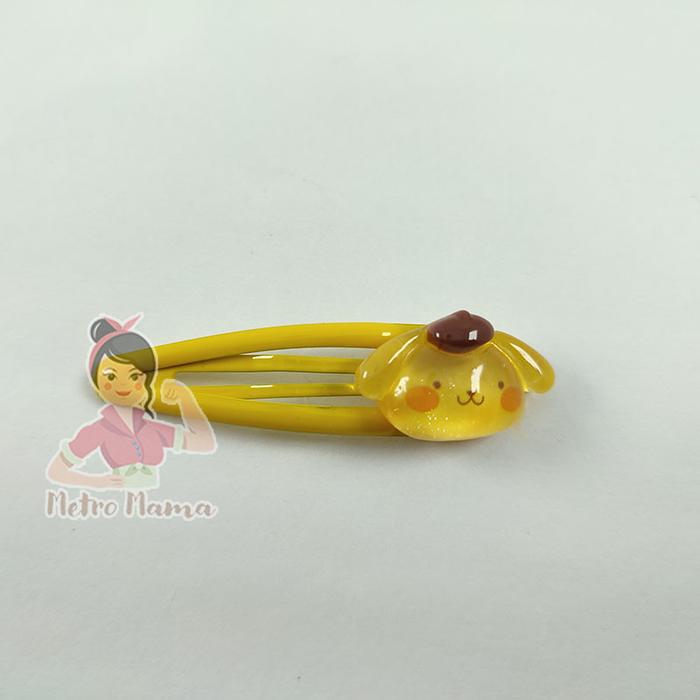 Gambar Jepitan Rambut Anak Sanrio Korea HAIR CLIP Kualitas Premium - Pompompurin dari Metromama undefined Tokopedia