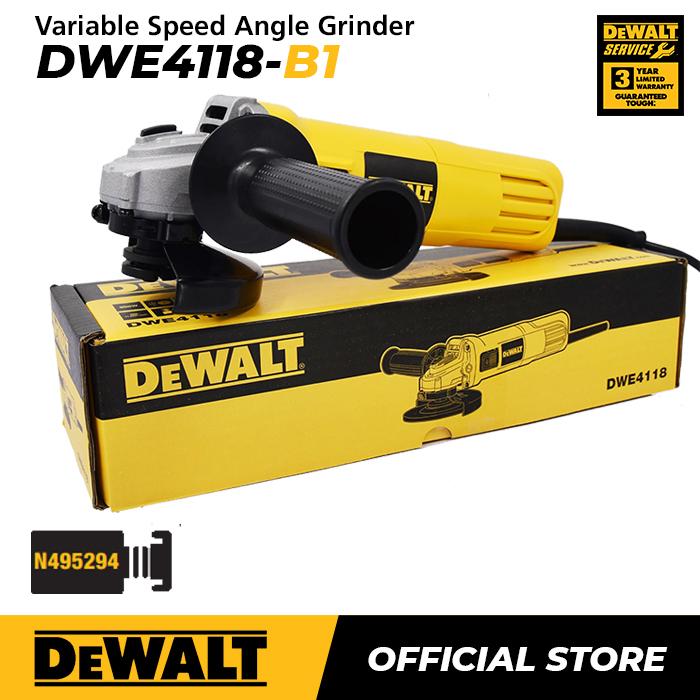 Gambar Dewalt Angle Grinder W/ Variable Speed 950W 100mm DWE4118 - DWE4118 Only dari Dewalt ID undefined Tokopedia