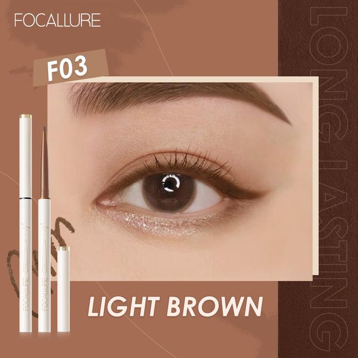 Gambar FOCALLURE #ConfidenceHalo Eyeliner Gel pencil Waterproof FA243 - #03 Light Brown dari FOCALLURE STORE_NEW undefined Tokopedia