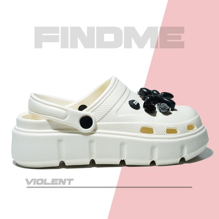 Gambar Sandal Wanita Highsole Cueakeps Club Kawai Bahan Rubber Import Violent - WHITE, 38-39 dari find-me undefined Tokopedia