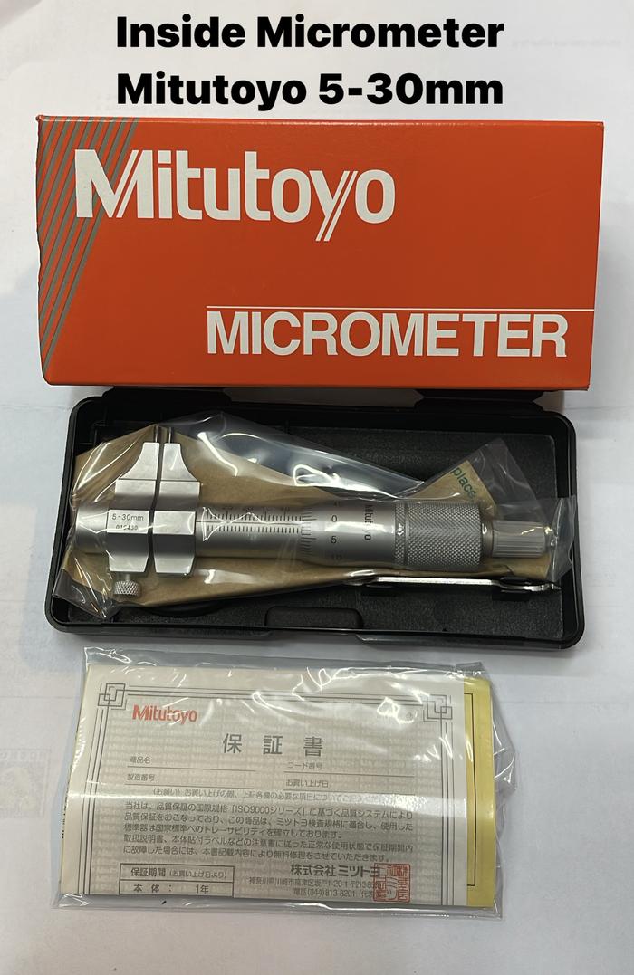 Micrometro Interno Mitutoyo 145-193 - Gamma 2-1.2 Mm | Strumento Di Precisione Per Misurazioni - Foto 3