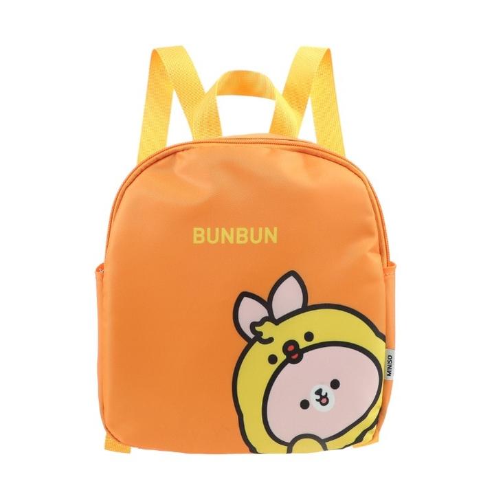 Gambar Miniso Tas Ransel Anak - Animal Cosplay Day Small Backpack - Orange dari jastipsripilan undefined Tokopedia