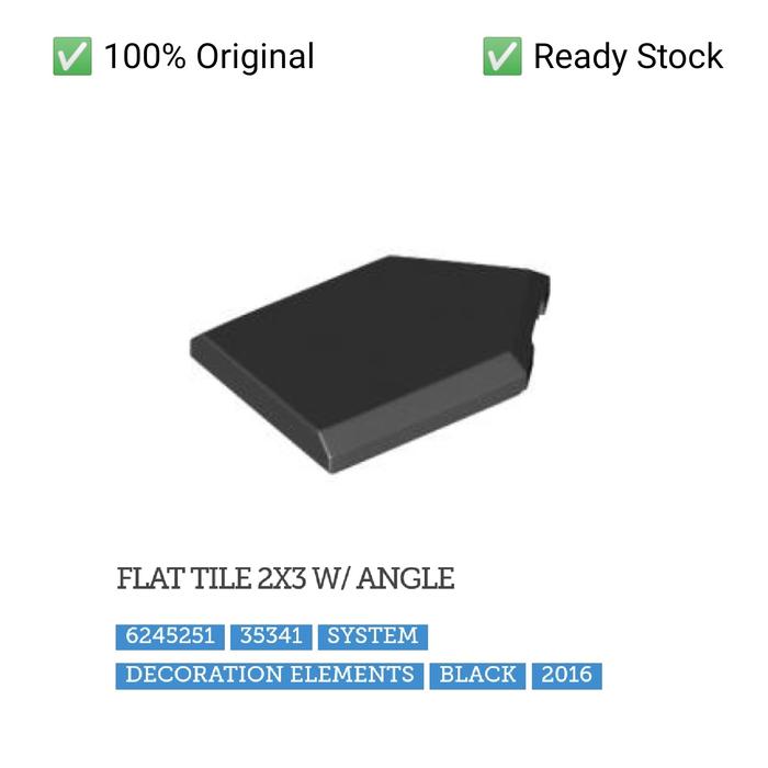 Gambar Lego Part 22385 Tile Modified 2x3 Pentagonal - Hitam dari Lil-McBrick undefined Tokopedia