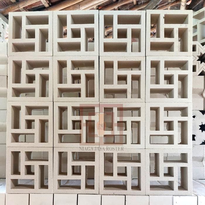 Gambar NIAGA JAYA ROSTER -  Roster Beton Minimalis -  Ukuran 20x20cm | Loster Putih | Ventilasi Udara | Nako | Terakota - Putih dari NIAGA JAYA ROSTER Kota Bekasi Tokopedia